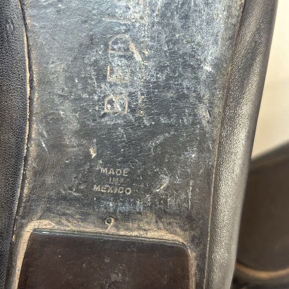 Bed Stu Cobbler Leather Ballet Flats Brown Women’s Size 9 Distressed Braided - Picture 7 of 7